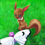 Eevee - How are you, Butterfree?