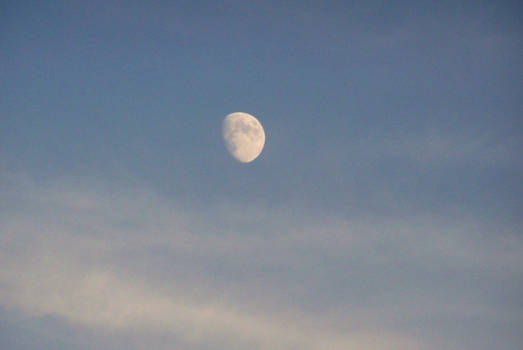 Mid Day Moon