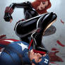 Captain America vs Black Widow