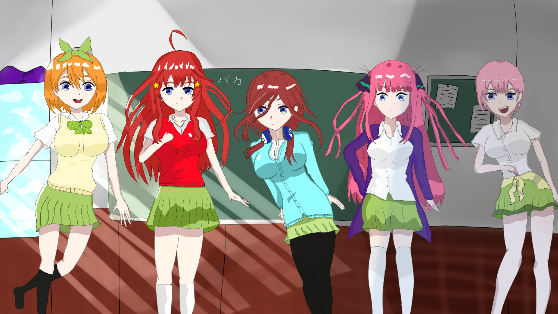 quintuplets fan art