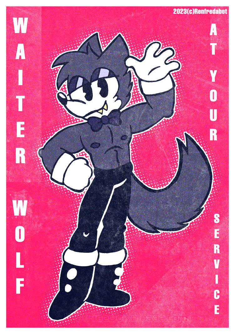 Buff Wolf Rubberhose by renfred456 on DeviantArt