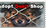 Adopt Don't Shop Stamp