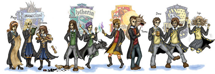 If my friends went to Hogwarts