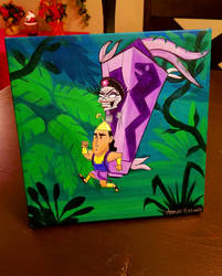 Little Emperor's New Groove Canvas Painting 