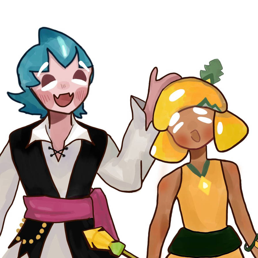 Mango and sorbet shark cookie by kiki08rei on DeviantArt