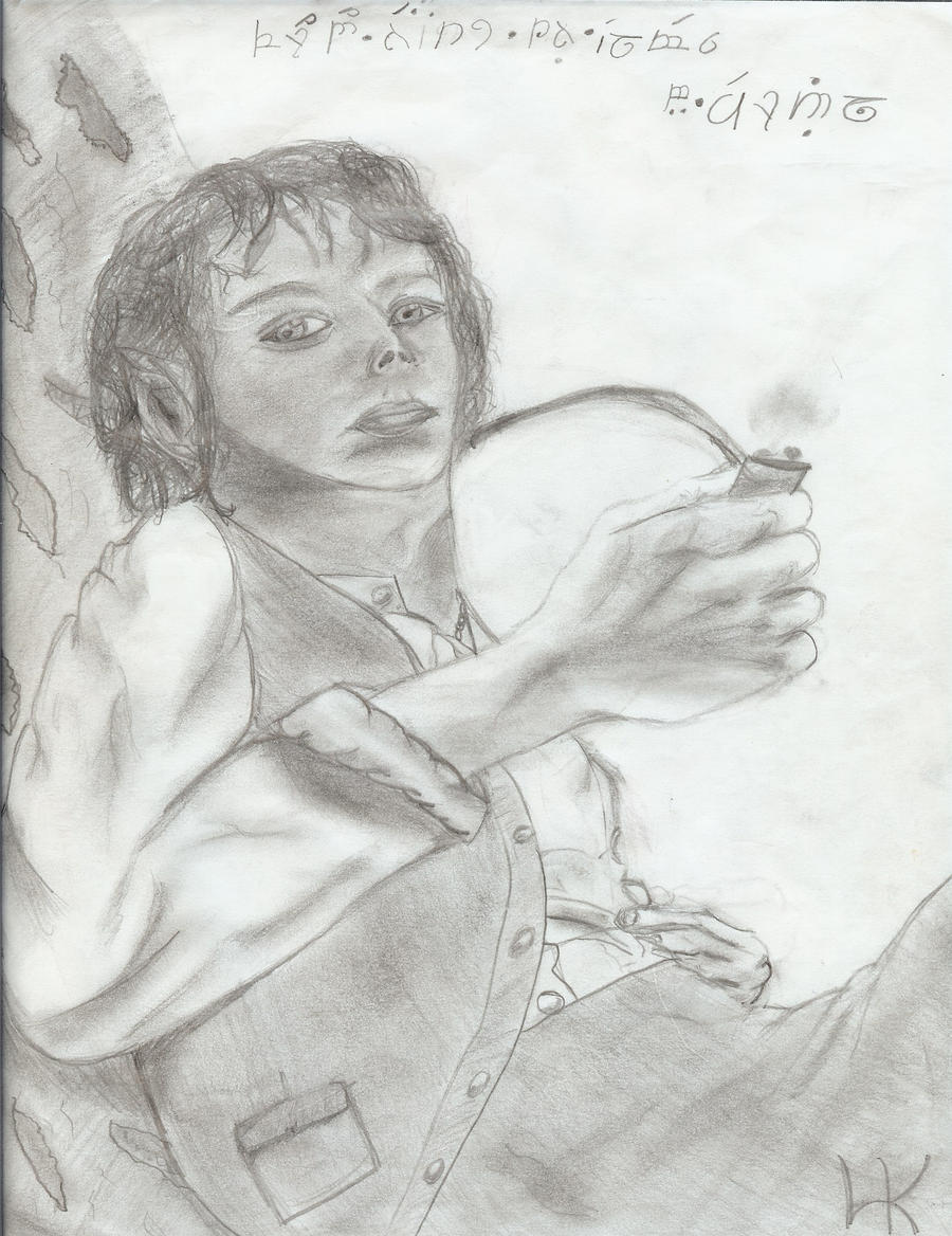 Frodo Deviantart Draw a pencil sketch of Frodo by dorenestel on DeviantArt