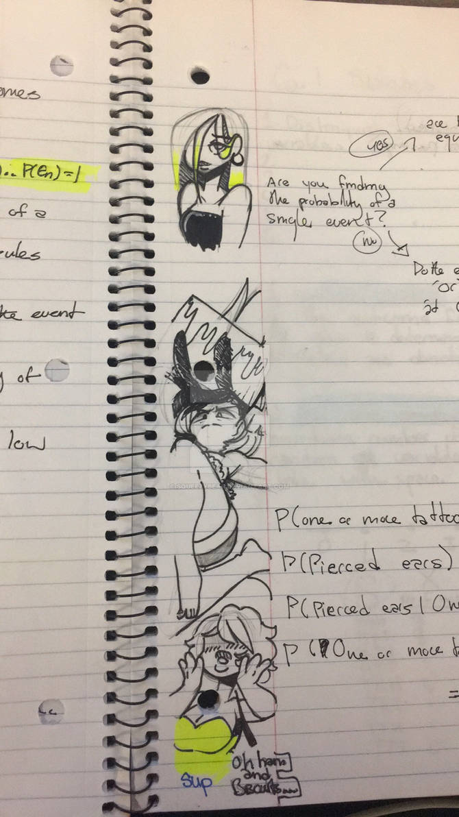 Note doddles by SqueezyBear on DeviantArt