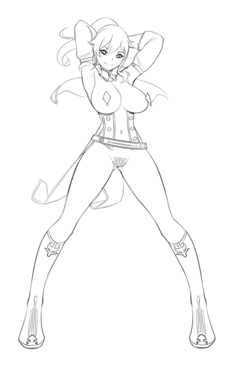 Skimpy suit Jean sketch