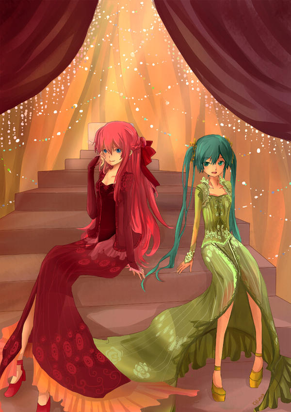 Kebaya Luka and Miku