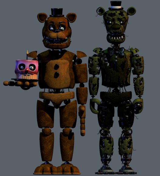 FNAF 4 Nightmare Pack Download C4d by souger222 on DeviantArt