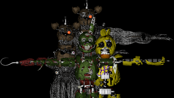 stylized fnaf 6 by ruthoranium Download c4d by souger222 on DeviantArt