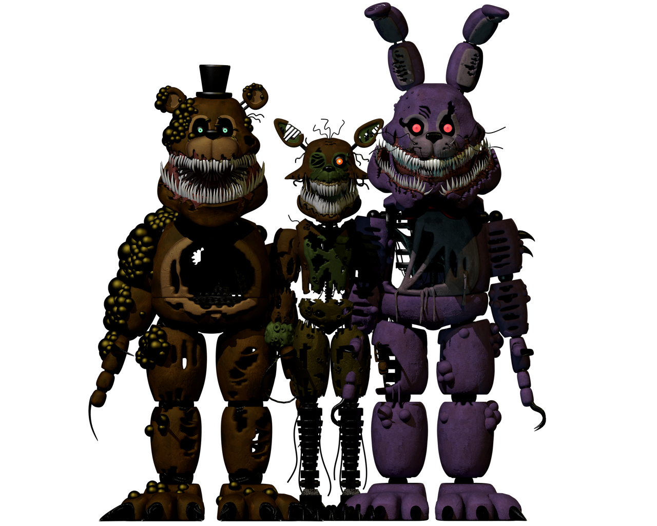 fnaf 2 pack by ea port souger Download c4d by souger222 on DeviantArt