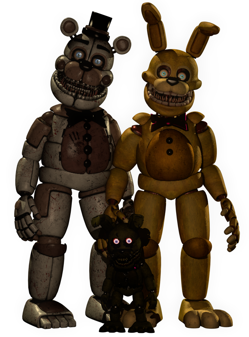 Cinema4D FNaF4 Pack DOWNLOAD!! by GaboCOart on DeviantArt