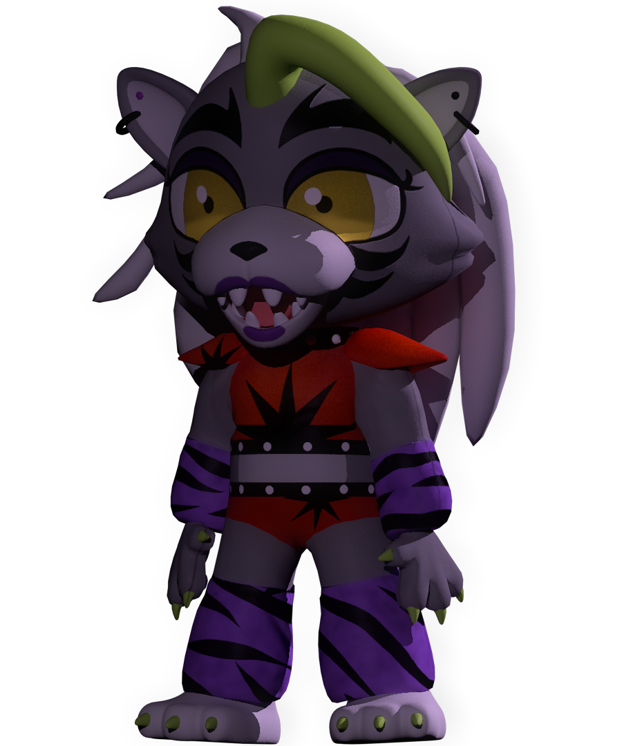 Plush Roxanne Wolf Download C4d by souger222 on DeviantArt