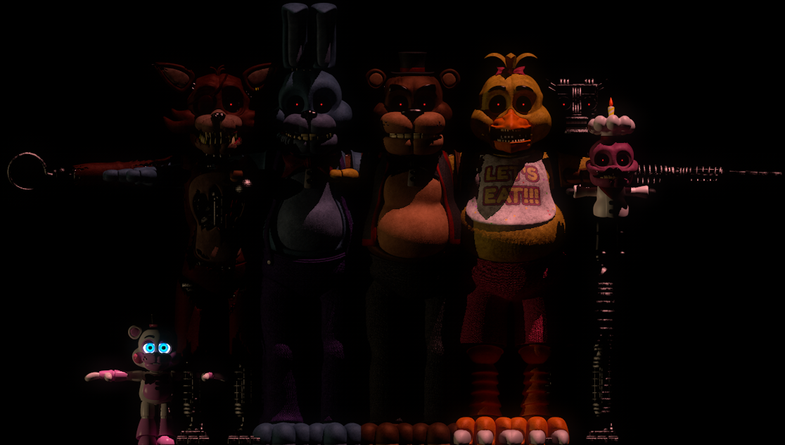 Stylized FNaF 2 pack : r/fivenightsatfreddys