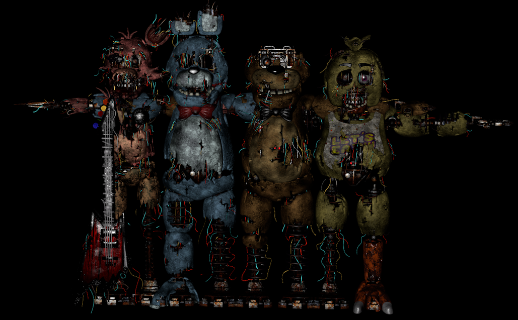 Broken Fnaf 1 C4D Release by souger222 on DeviantArt