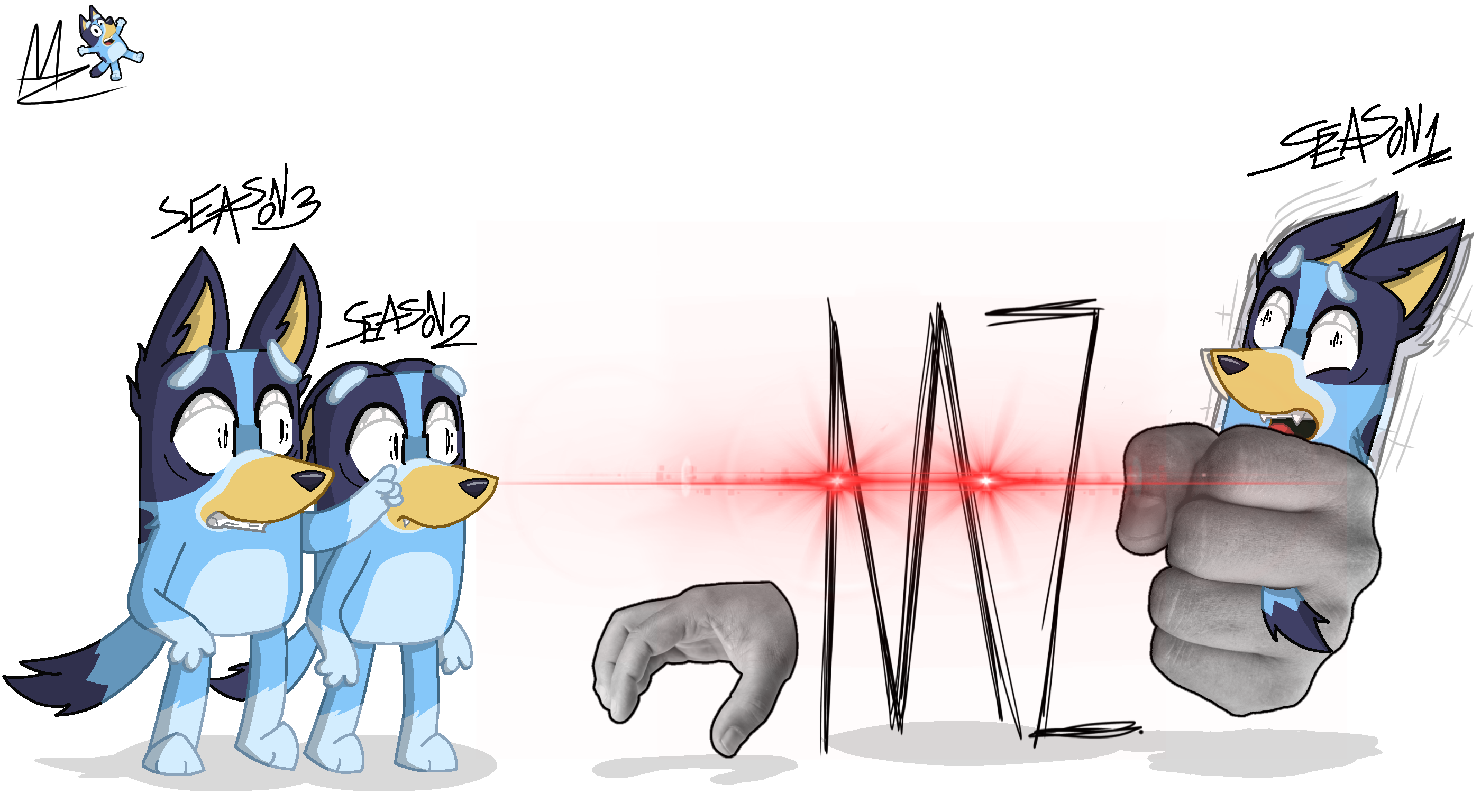ANNOYING Bluey By MZ By LumixLAL On DeviantArt annoying-bluey-by-mz-by-lumixlal-on-deviantart