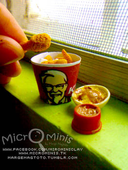Micromini KFC Bucket Meal