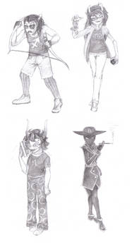 Homestuck Sketch Dump