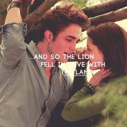 ... And so the lion fell in love with the lamb
