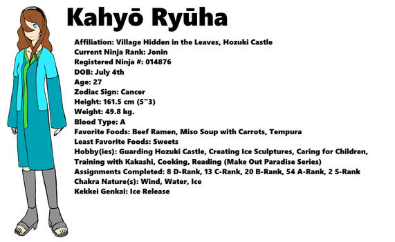 Kahyo Ryuha - Naruto Custom Character Creator