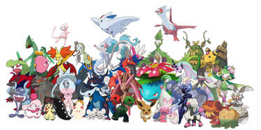All of my pokemon friends