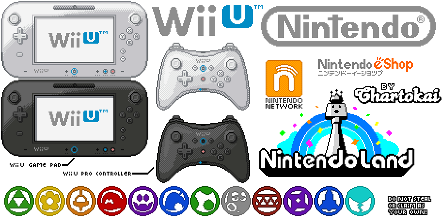 Nintendo Wii U pixel art