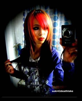 visual kei  multi coloured hair