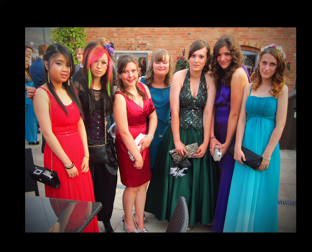 prom - group photo outside by suki42deathlake on DeviantArt