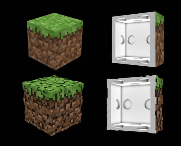 Magnetic Minecraft concept