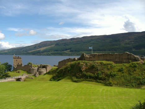 Loch Ness and castle