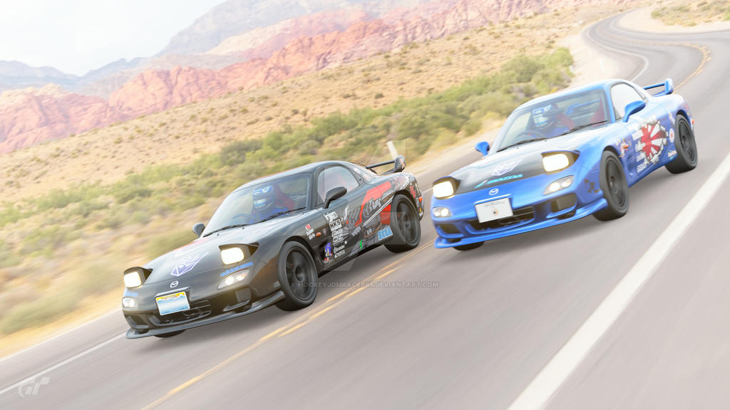 RX7 Battle by HockeyJDMRacer85 on DeviantArt
