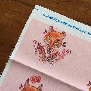 Pink Fox Pattern