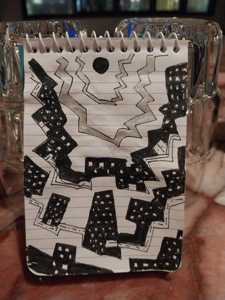 The notepad drawings by SunakoKotoko on DeviantArt