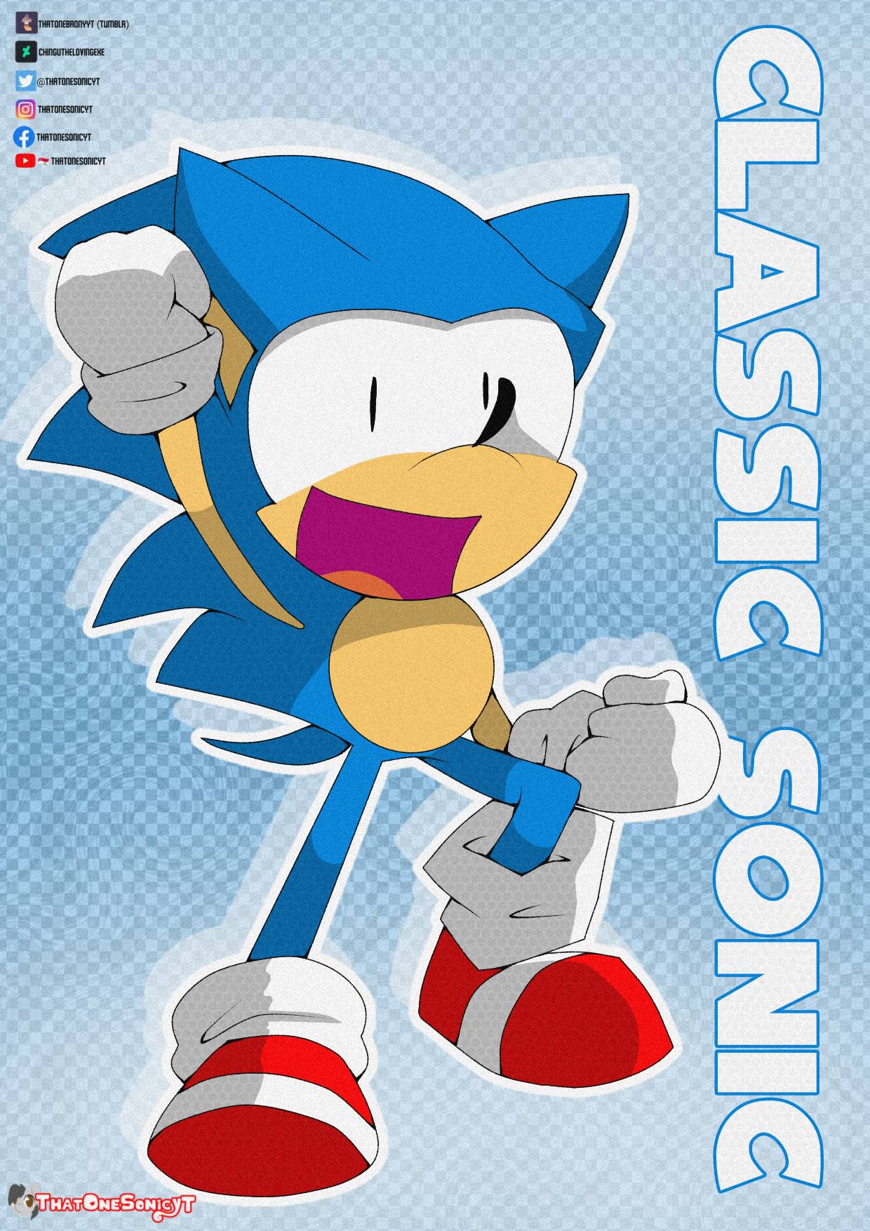 Classic Sonic Fanart : r/SonicTheHedgehog