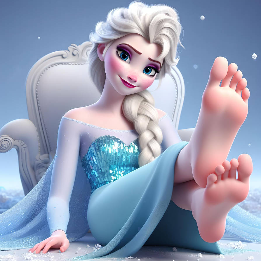 Elsa Struts Elsa foot model by Dalbrad on DeviantArt