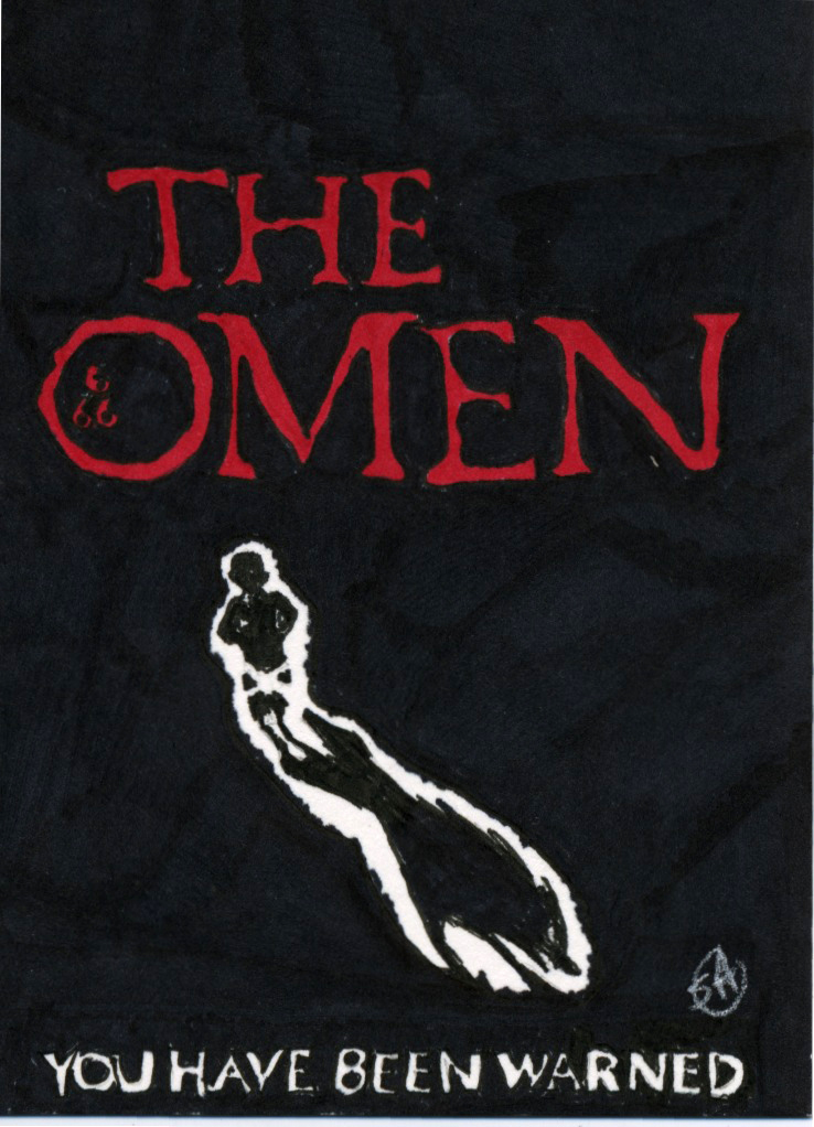 Sketch Card-The Omen Poster