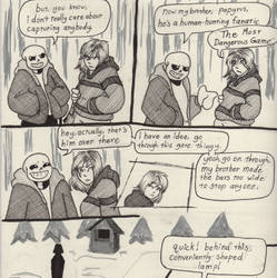 Into the Underground- Snowdin pg5