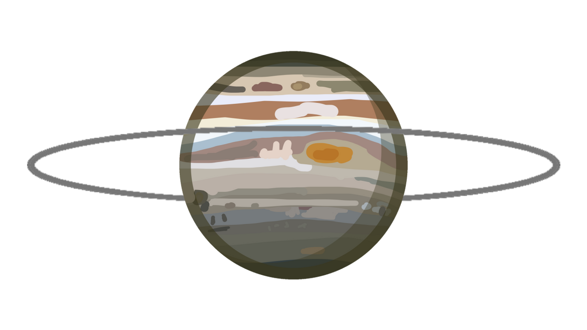 Juipiter Rigs Enhanced Jupiter in my style with rings by vycanisthingy on DeviantArt