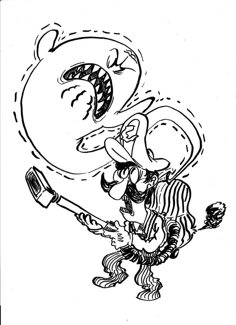 Luigi s Mansion sketch by Farewell World on DeviantArt Luigi s Mansion sketch by Farewell World on DeviantArt