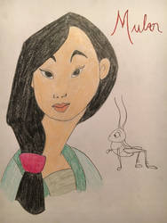 Mulan Drawing - Mulan (1998)