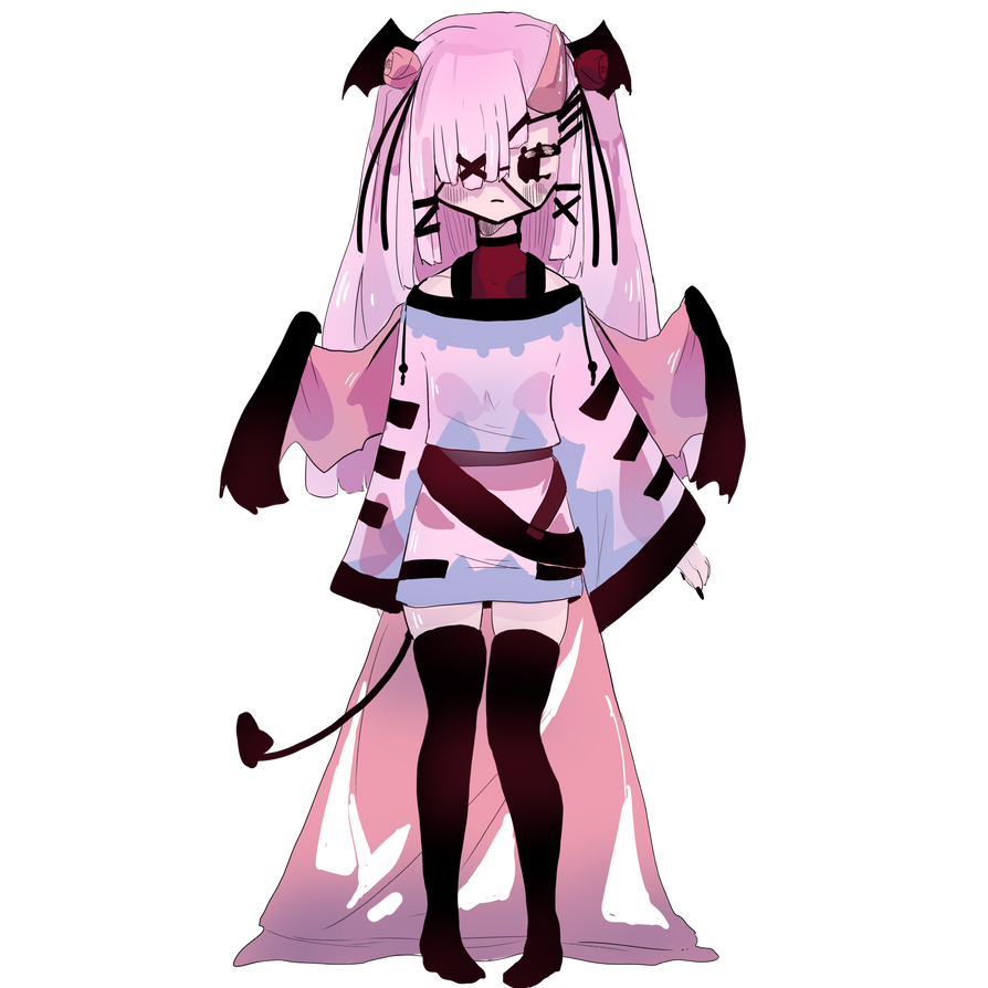 My demon oc xD by kimetsunokanae on DeviantArt