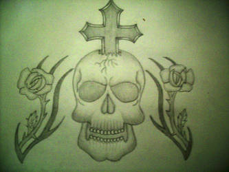 AWSOME SKULL DRAWING