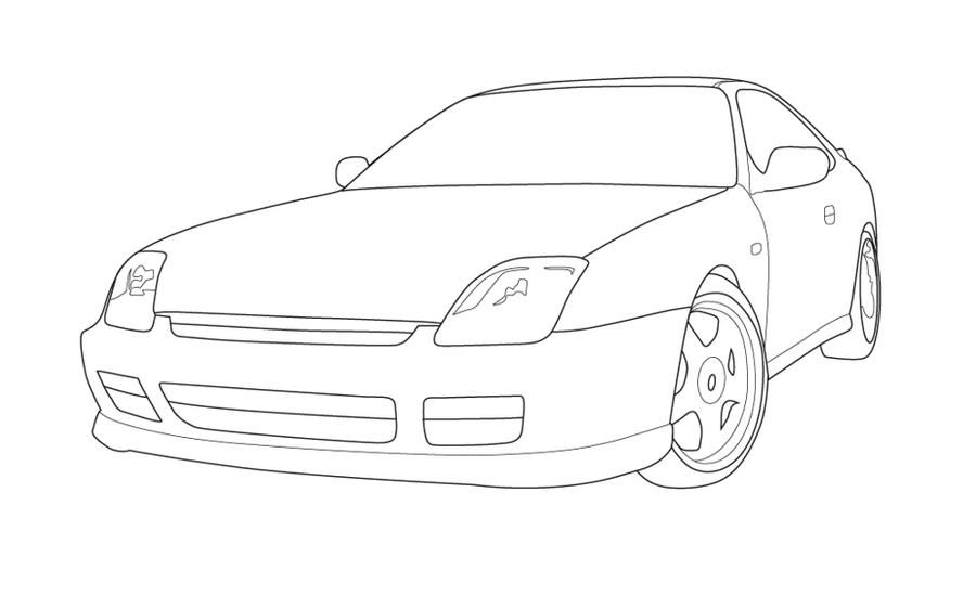 1999 Honda Prelude Vector By Krazykohla On Deviantart
