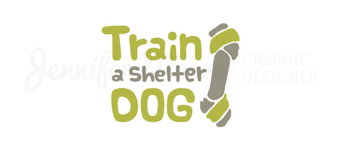 Train a Shelter Dog Logo - Secondary