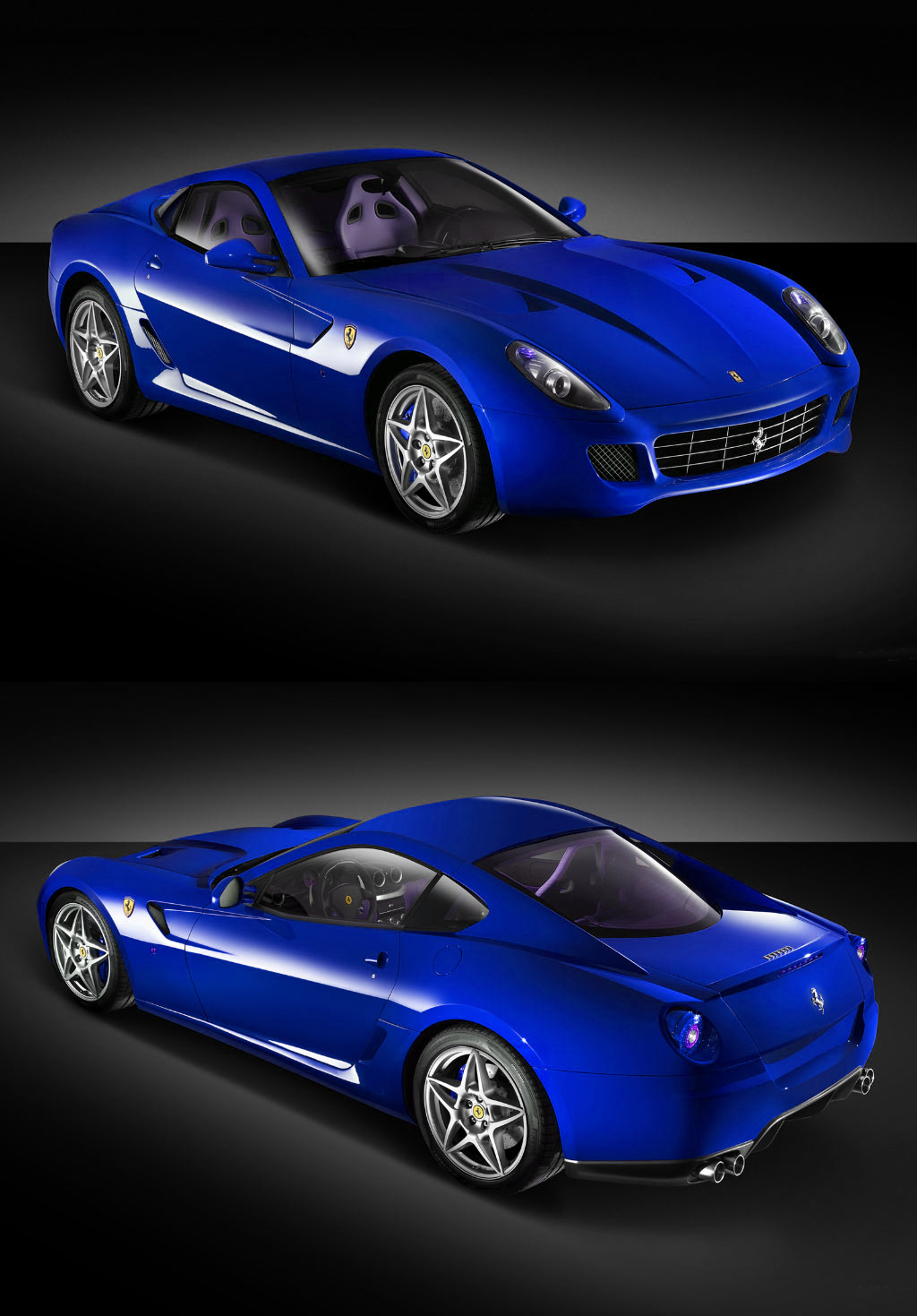 Blue Ferrari 599 GTB