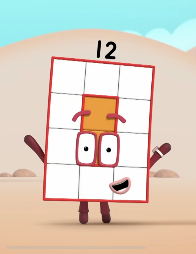 Numberblocks 613 Twelve from Numberblocks by KonataIzumiArt on DeviantArt