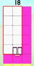 Number Blocks 18 Sign More Numberblock Eighteen lmao by KonataIzumiArt on DeviantArt