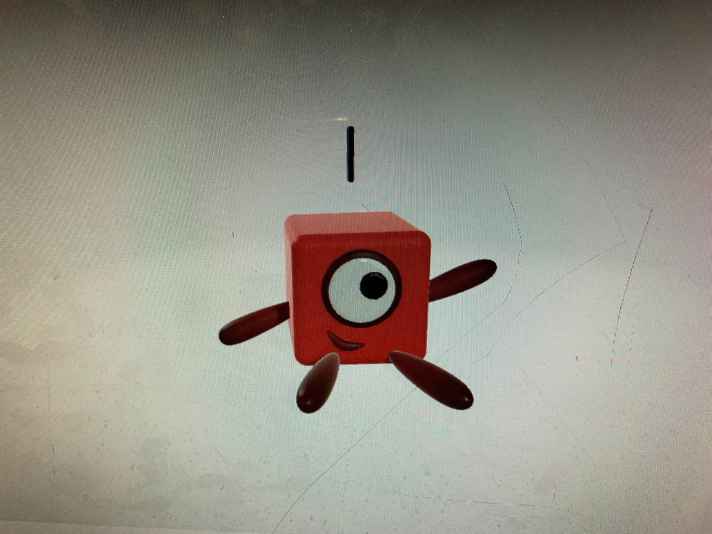 Numberblock One - 3D Model by KonataIzumiArt on DeviantArt