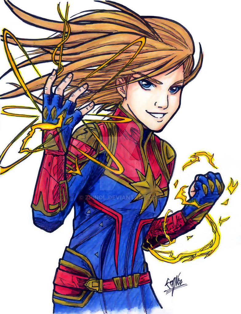 Captain Marvel Fanart By Zpinol On Deviantart Captain Marvel Fanart By Zpinol On Deviantart